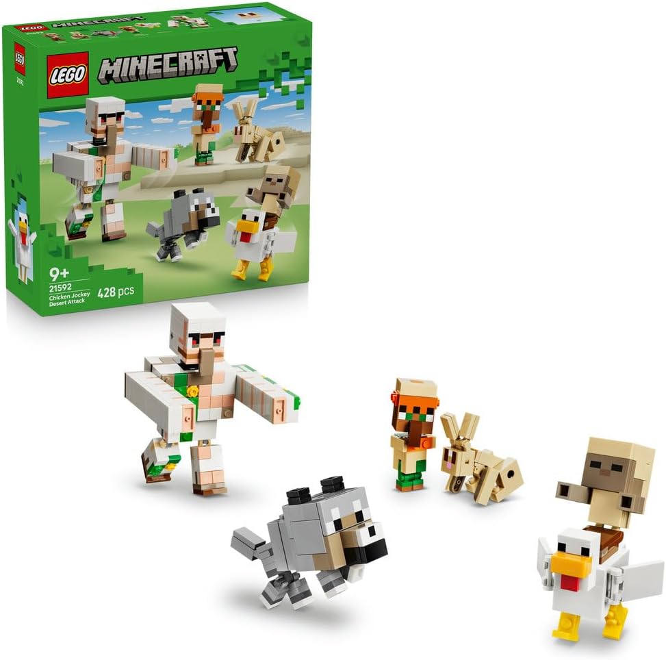LEGO Minecraft Chicken Jockey Desert Attack 21592