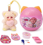 Jolly Pop JollyPop Kitten FunPop Collectibles Plush Toy for Kids, Includes Dress Up Accessories, Character Cards, Cute Pastel