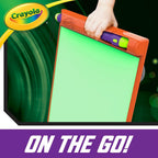 Crayola Travel Glow Art Studio, Glow in The Dark Toys, Kids Gifts for Girls and Boys, Ages 6, 7, 8, 9