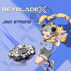 Takara Tomy Beyblade X Horn Rhino 3-80S Booster Pack Set, Balance Type Top with Customizable Parts, Bey Toy for 8+ Year