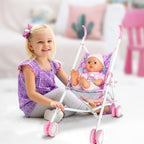 Hayati Baby Amoura Stroller Set With Doll, Multicolor, 81863