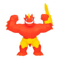 Heroes of Goo Jit Zu Meteor Madness, Stretchy Blazagon Action Figure, with Unique Scrunchy Goo Filling & Meteor Battle Gauntlet, Sensory Toy That Stretch Up to 3X Its Size