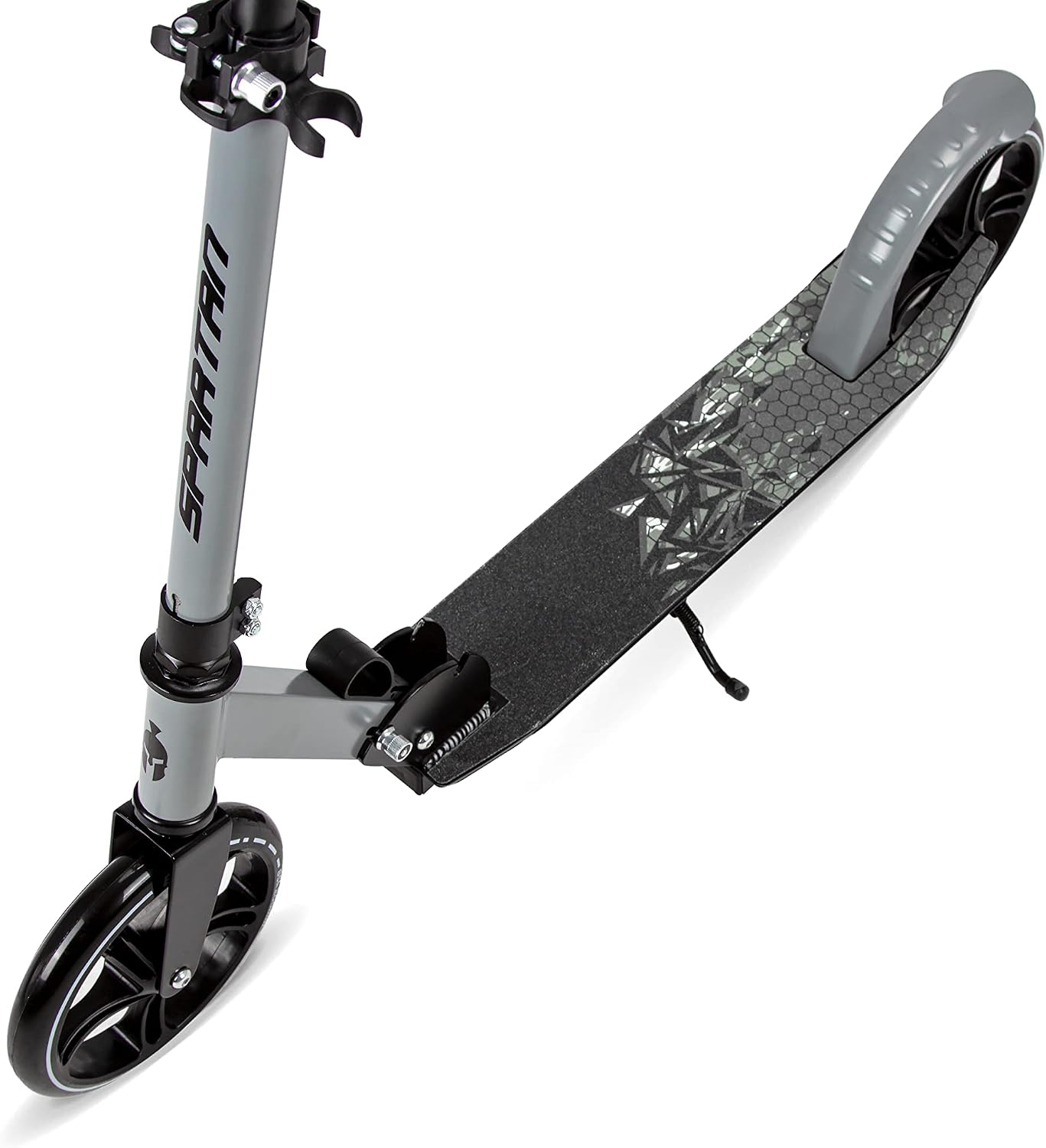 Spartan Edge 200 mm Folding Kick Scooter for Kids & Teens SP-7006 - Big PU Wheels, ABEC-7 Performance Bearings