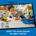 LEGO City Airplane, Service Truck & Hovercraft Remix 60505