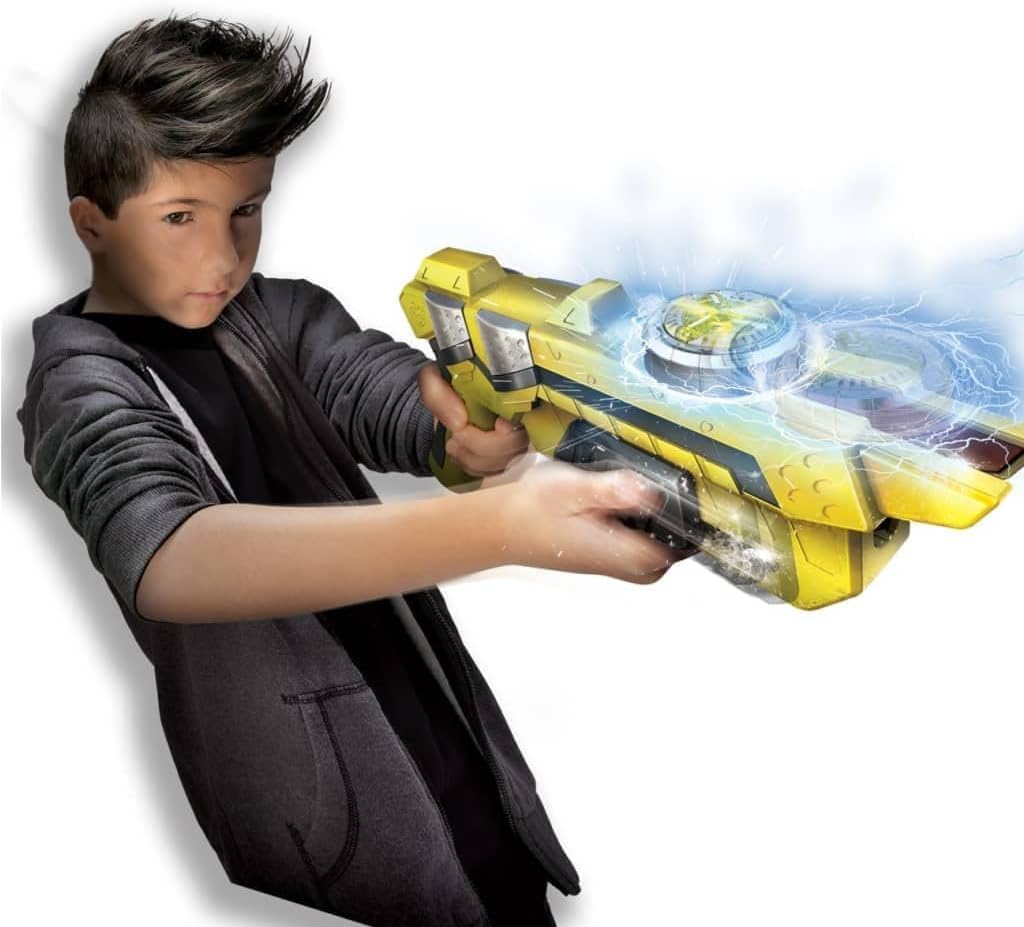 SilverLit Spinner M.A.D Deluxe Battle Pack: Thunder vs Sandstorm Yellow/Green 86311
