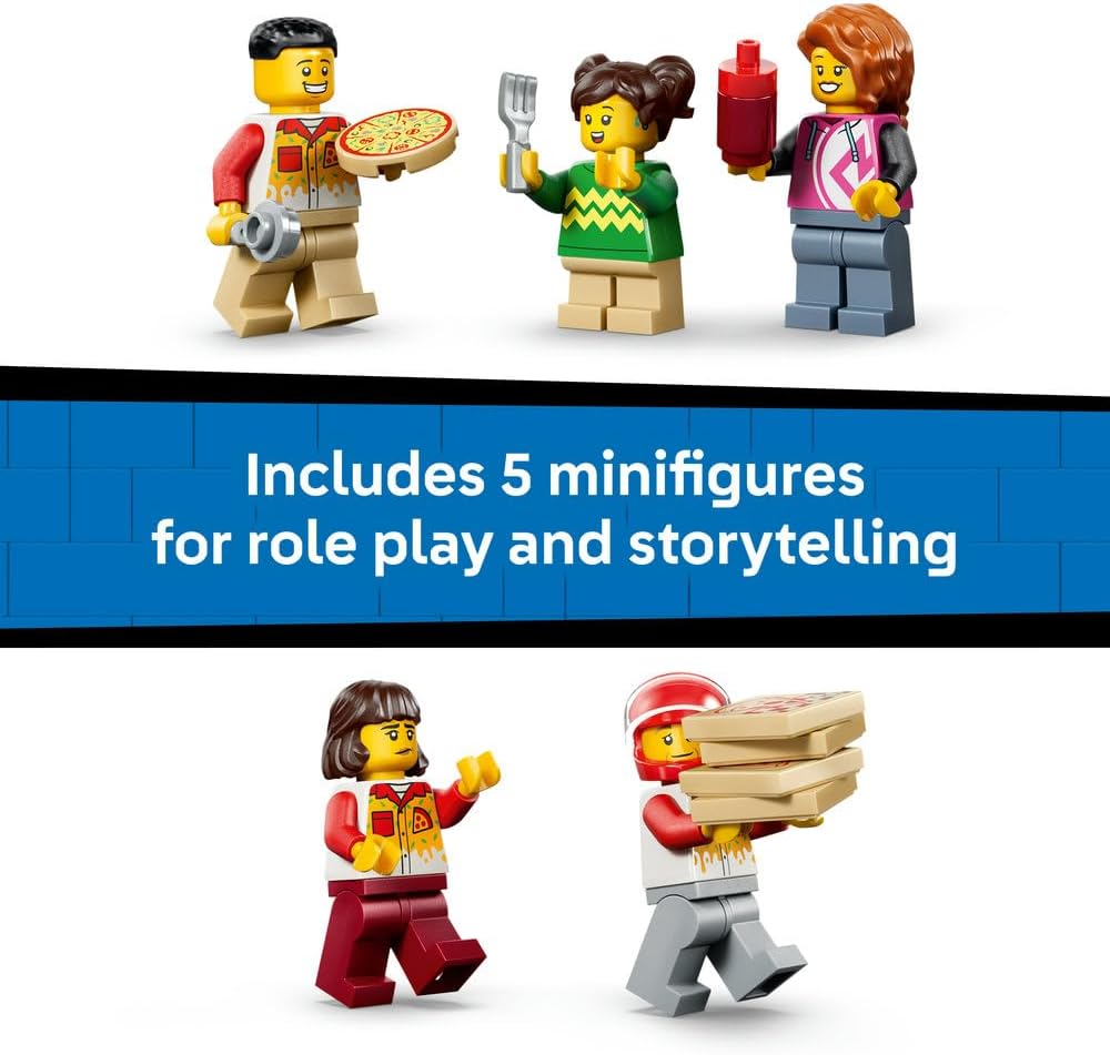 LEGO City Pizza Delivery Experience with Vehicles 60496