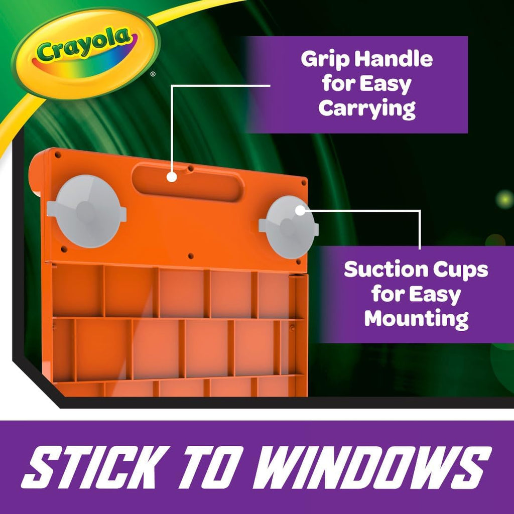 Crayola Travel Glow Art Studio, Glow in The Dark Toys, Kids Gifts for Girls and Boys, Ages 6, 7, 8, 9
