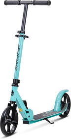 Spartan Edge 200 mm Folding Kick Scooter for Kids & Teens SP-7006 - Big PU Wheels, ABEC-7 Performance Bearings