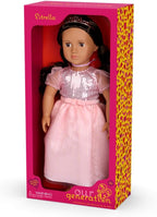 Our Generation Doll w/Princess Dress, Doll with Pink Gown & Tiara Estrella