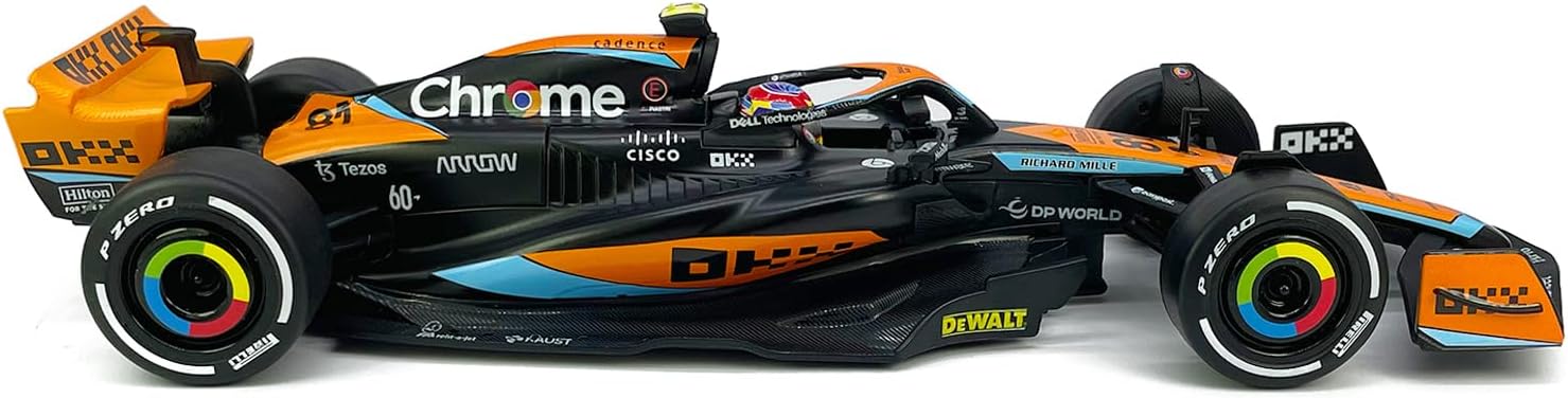 1:24 Scale F1 McLaren MCL60 Model Toy Car Metal Diecast Toy Vehicle, Formula 1 Team 2023 Australian Grand Prix, Piastri