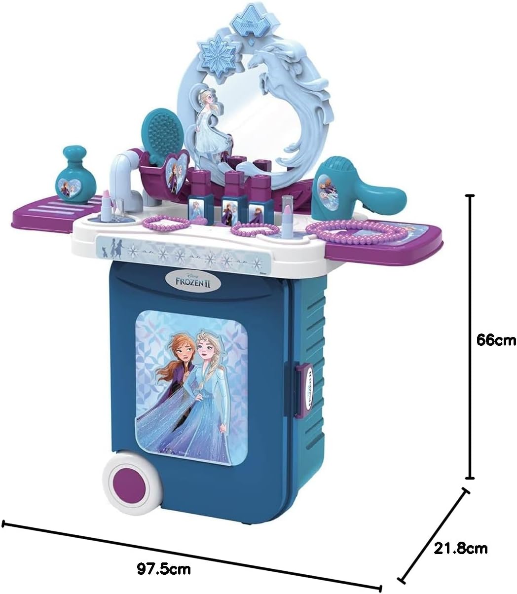 Disney Frozen2 Dressing Table Trolley Case 3 In 1, Blue