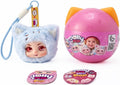 Jolly Pop JollyPop Kitten MiniPop Collectibles for Girls, Toy Figure Keychain Charm Set with IM Card Sticker & Cute Kitty Dol
