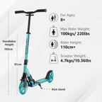 SPARTAN Extreme 180Mm Folding Scooters Orange,200mm