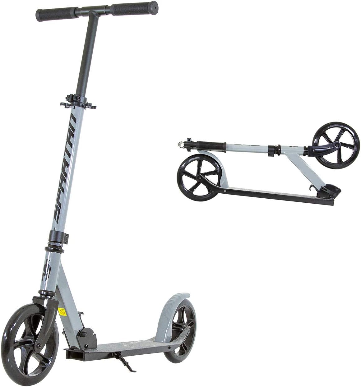 Spartan Edge 200 mm Folding Kick Scooter for Kids & Teens SP-7077 - Big PU Wheels, ABEC-7 Performance Bearings