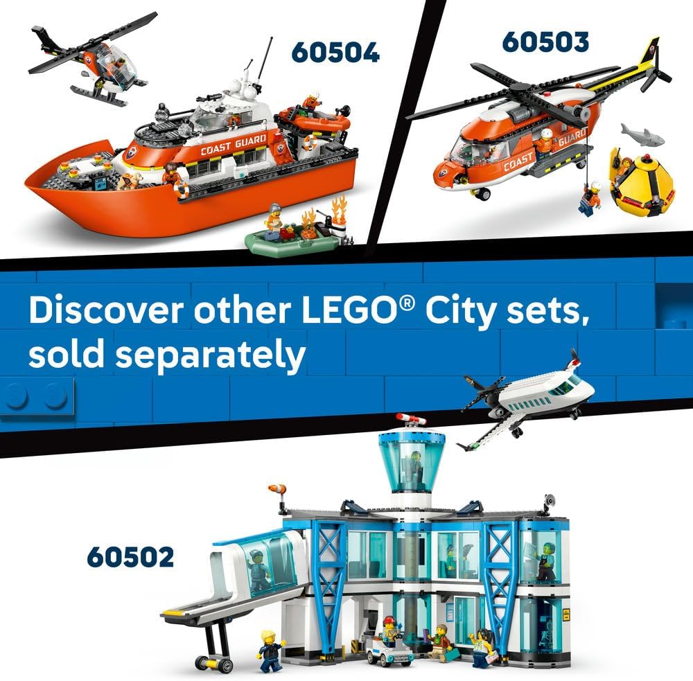 LEGO City Airplane, Service Truck & Hovercraft Remix 60505