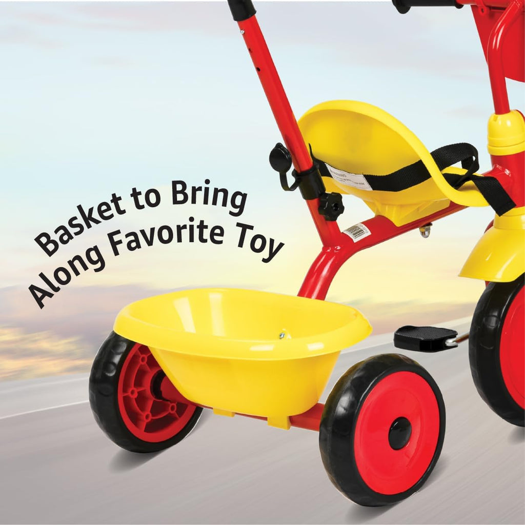 Spartan Disney Cars Tricycle with Pushbar