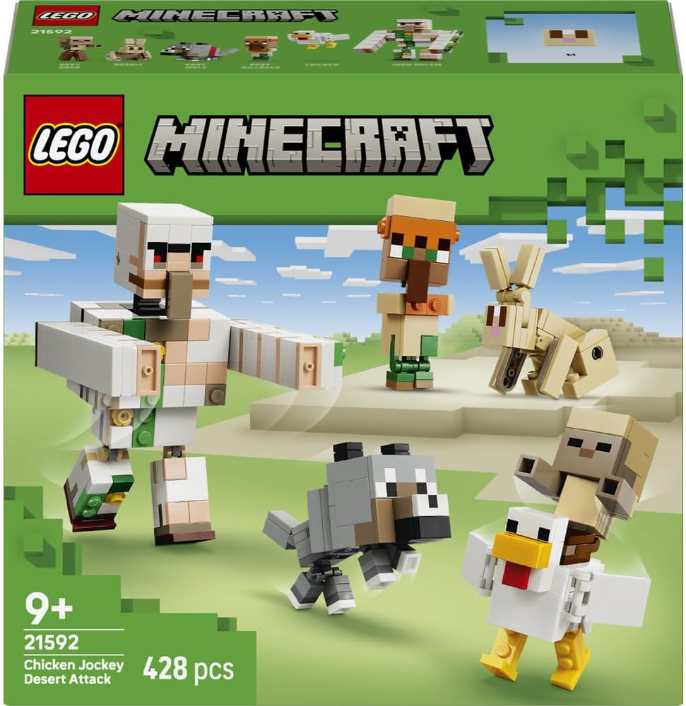 LEGO Minecraft Chicken Jockey Desert Attack 21592