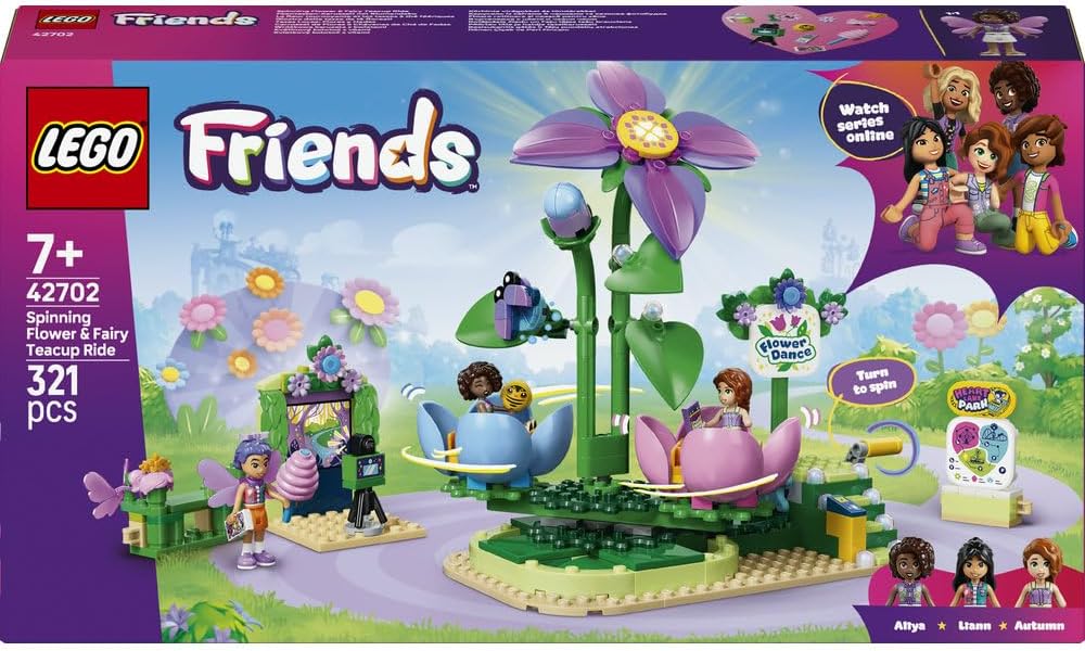LEGO Friends Spinning Flower & Fairy Teacup Ride 42702