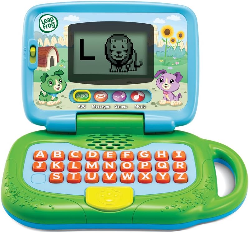 LeapFrog Scout My Own Leaptop (Green), Interactive Learning Laptop, Teaches Letters