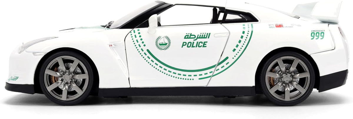 Jada Dubai Police 2009 Nissan GR-R 1:18