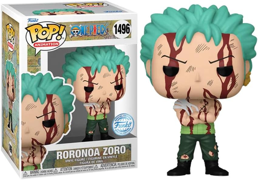 Funko One Piece Pop! Animation Roronoa Zoro Vinyl Figure Exclusive