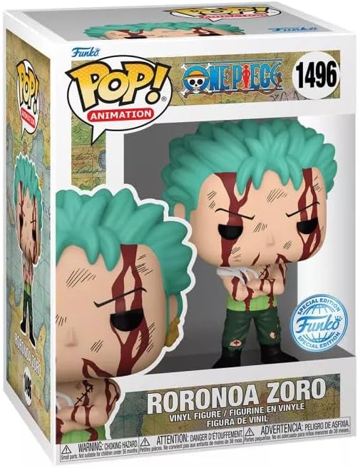 Funko One Piece Pop! Animation Roronoa Zoro Vinyl Figure Exclusive