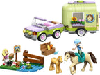 LEGO Friends Horse & Baby Foal Trailer - Horse Toy Playset w/Grooming Accessories, 4 Animal Figures, Car & 2 Mini Dolls