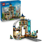 LEGO LEGO City Central Train Station Set - incl. a Maintenance Vehicle Toy, Working Lift, 2 Platforms & a Track Piece, plus t