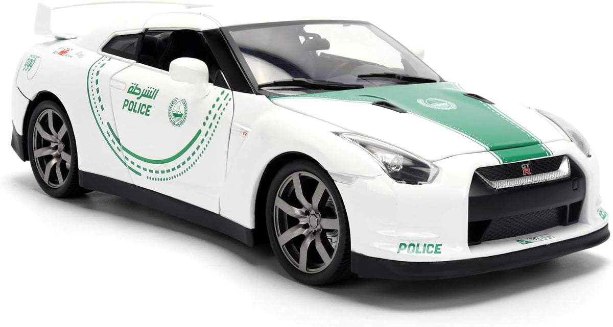Jada Dubai Police 2009 Nissan GR-R 1:18