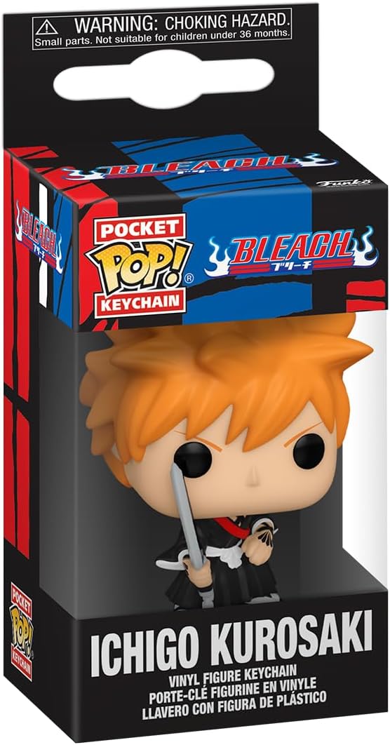 Funko Pop! Keychain: BLEACH - Ichigo Kurosaki - Bleach Novelty Keyring - Collectable Mini