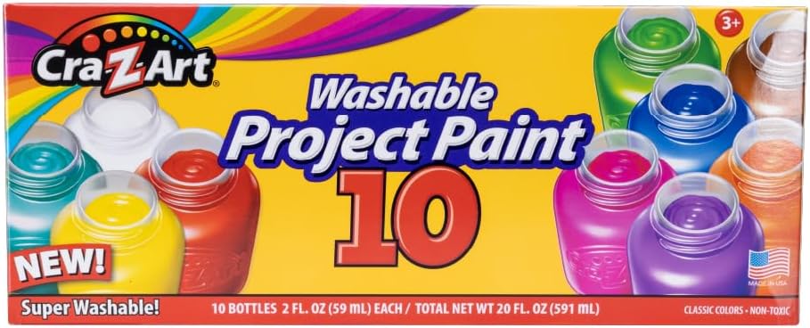 CraZart 10 x 2oz Poster Paint Pots