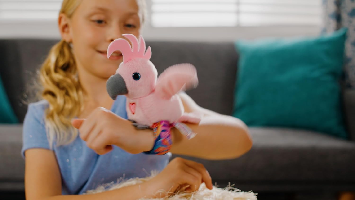 Interactive Plush Bird - Talk Mode, Music & Chirping Sounds, Sleep Mode, Rechargeable, Ideal for Children from 18