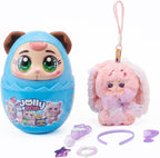 Jolly Pop JollyPop Puppy SuperPop for Kids, Collectible Plush Toy with Dress-Up Accessories, Character Cards, Cute Pastel Min