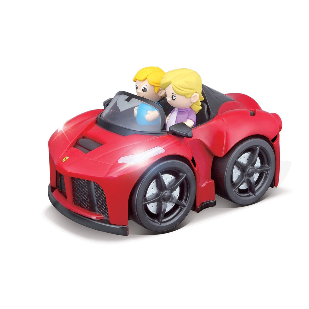 Bburago Bb Junior Ferrari Poppin Drivers Preschool Toy Car, Red