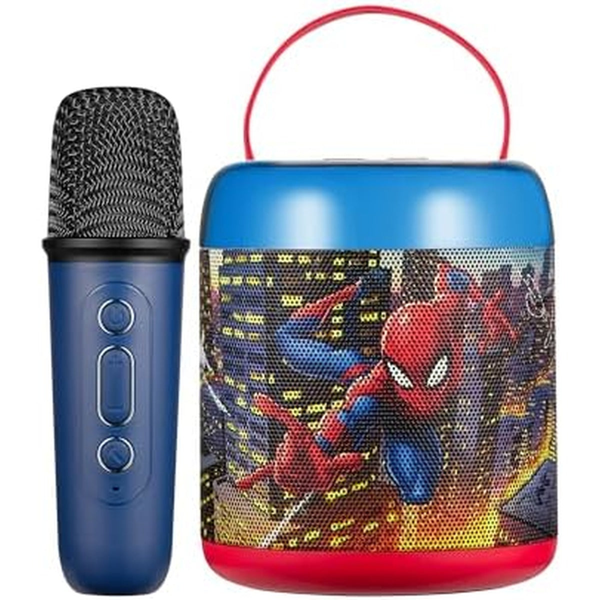 Marvel Spider-Man LED Karaoke Speaker with Microphone