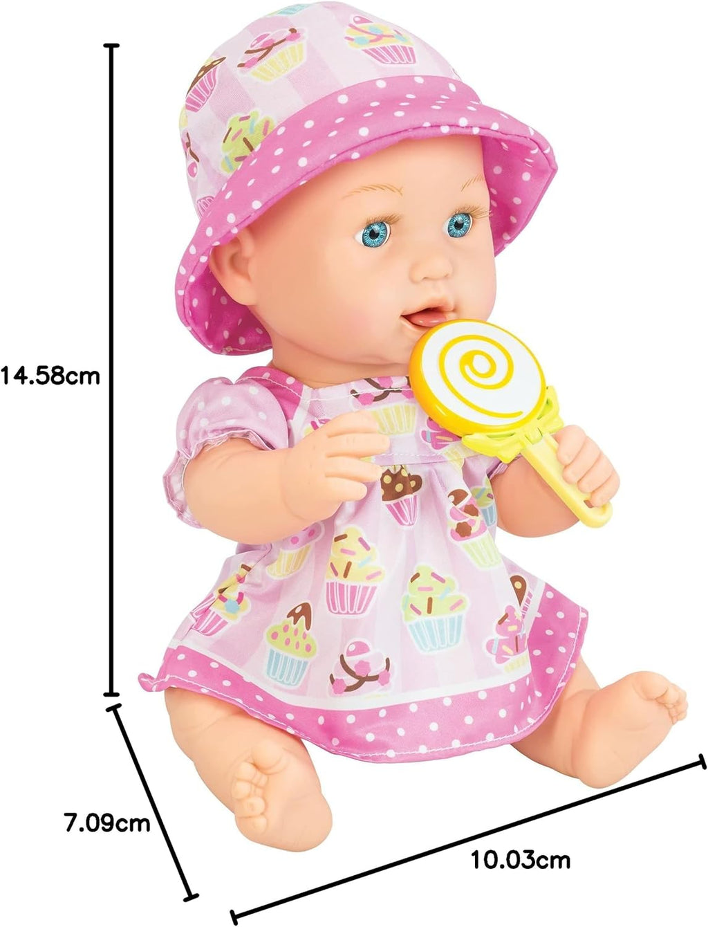 Hayati Baby Amoura Giggle & Treats 16 Inches, Multicolor, 1591