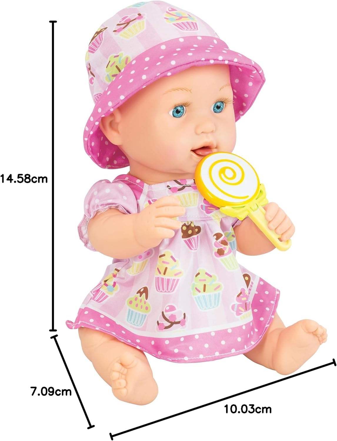 Hayati Baby Amoura Giggle & Treats 16 Inches, Multicolor, 1591