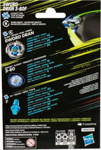 Beyblade X Sword Dran 3-60F Starter Pack Set with Attack Type Right-Spinning Top and Launcher; Battling Top Toys for 8 Year Old Boys and Girls