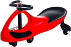 Wiggle Car - Ride on Toy for Ages 3 and Up - Toddler Ride on Toys with no Batteries, Gears, or Pedals Just Twist, Wiggle, and Go by Lil’ Rider (Red)