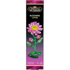 RoseArt Crystal Gem Creations Blooming Lotus Flower Kit, 75+ Pieces, Great for Adults, Tweens and Children Ages 8+