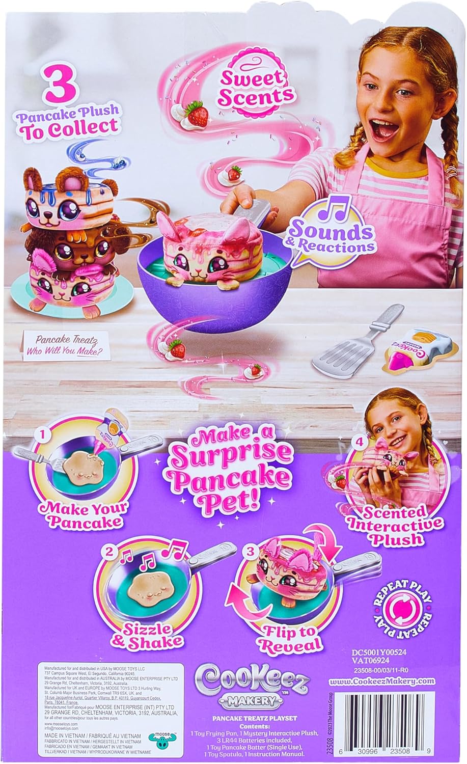 Cookeez Makery Pancake Treatz. Mix & Flip a Plush Best Friend! Place