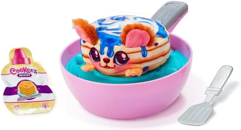 Cookeez Makery Pancake Treatz. Mix & Flip a Plush Best Friend! Place