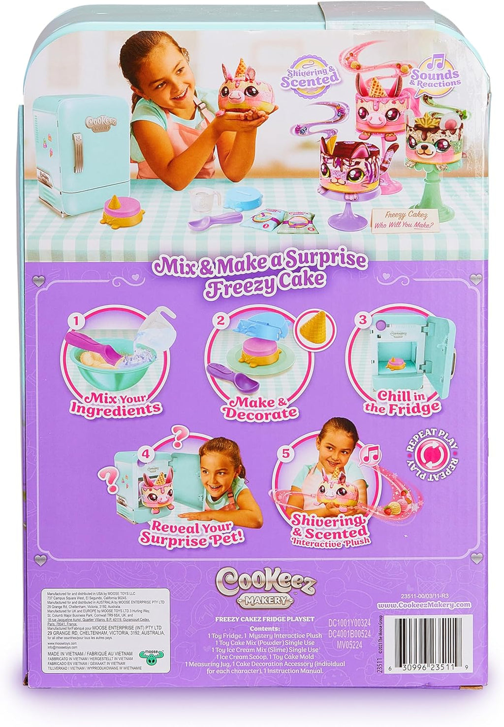 Cookeez Makery Freezy Cakez. Mix & Decorate Your Plush Best Friend