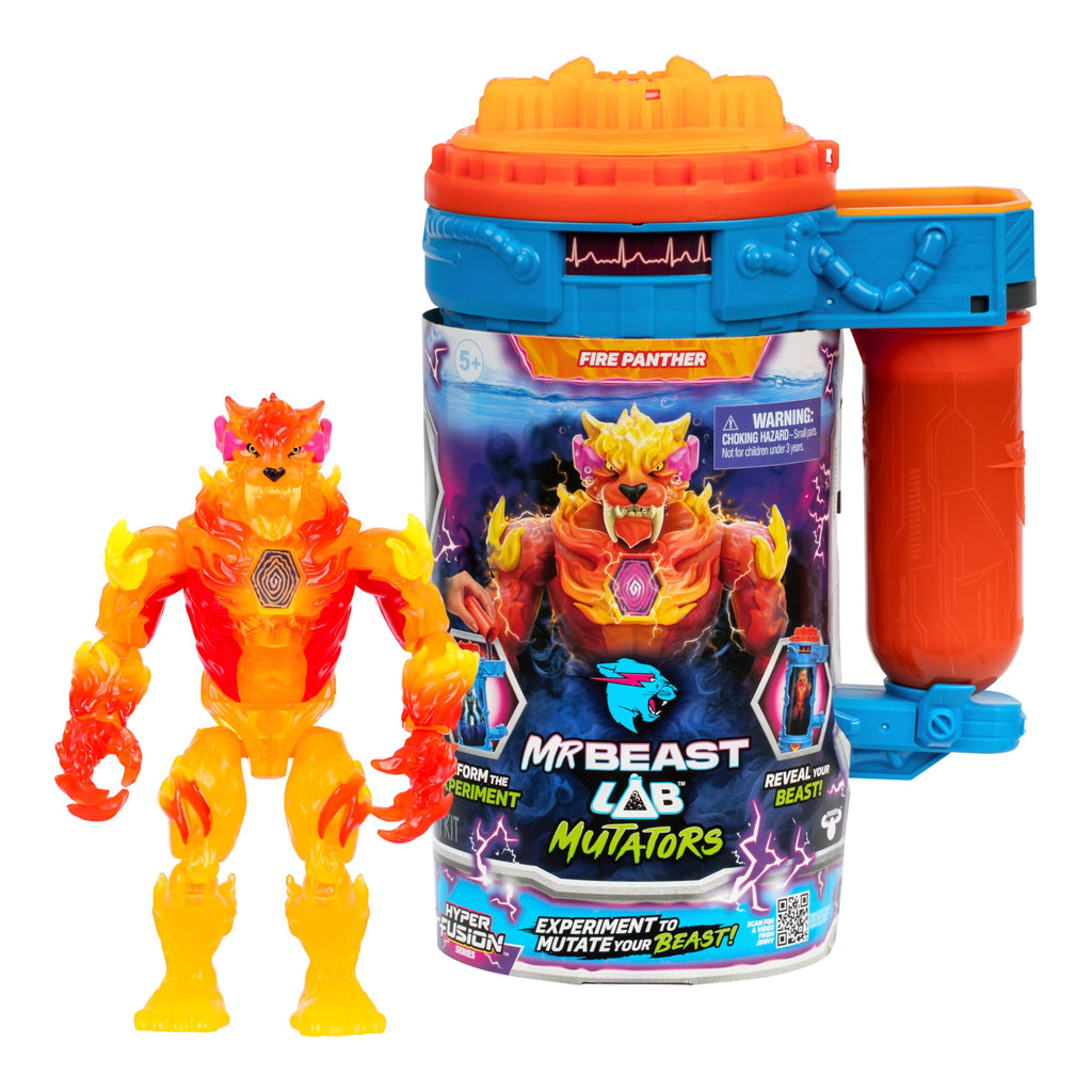 MrBeast Lab Hyper Fusion Mutators, Experiment & Create The Fire Panther