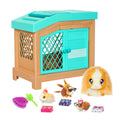 Little Live Pets Mama Surprise Guinea Pig Plush Toy, Interactive Stuffed Guinea Pig Hutch and 3 Babies, Animal Plush with 20+ Sounds, Toys for Ages 4+