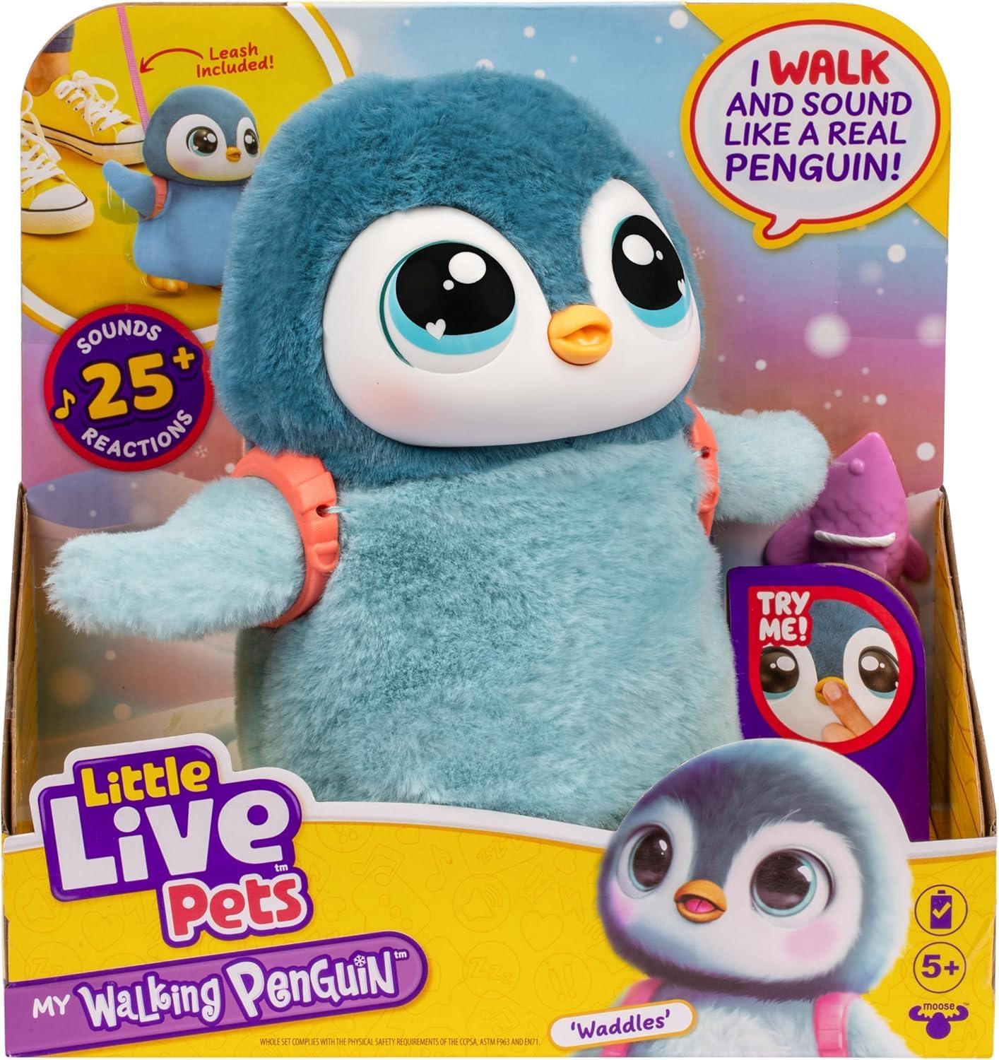 Little Live Pets Walking Penguin My Pet Waddles