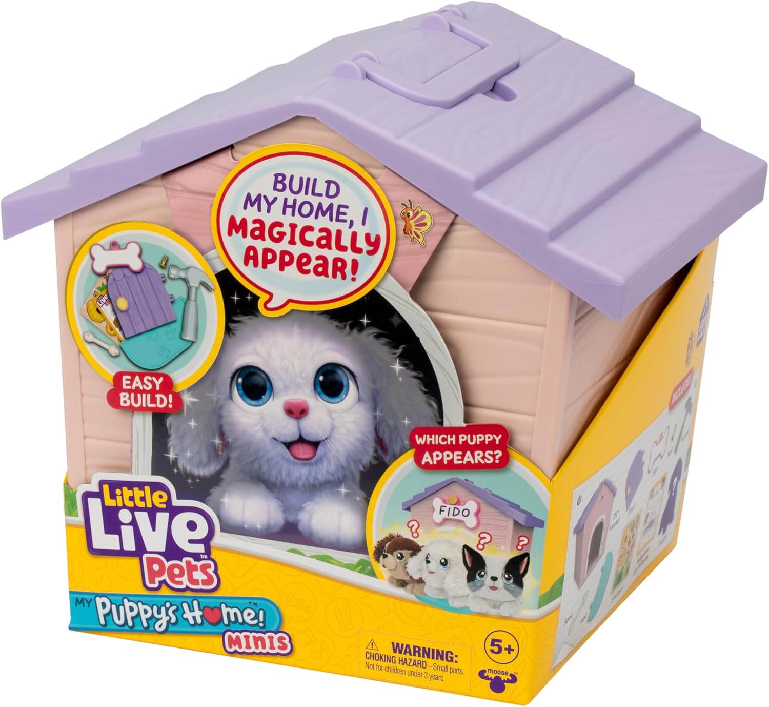 Little Live Pets My Puppy's Home Mini Playset, Pink