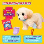 Little Live Pets Ouchies Cooper The Retriever Puppy, 50+ Sounds