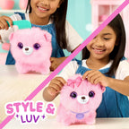 SCRUFFALUVS Pink Surprise Pet, Mystery Plush Toys