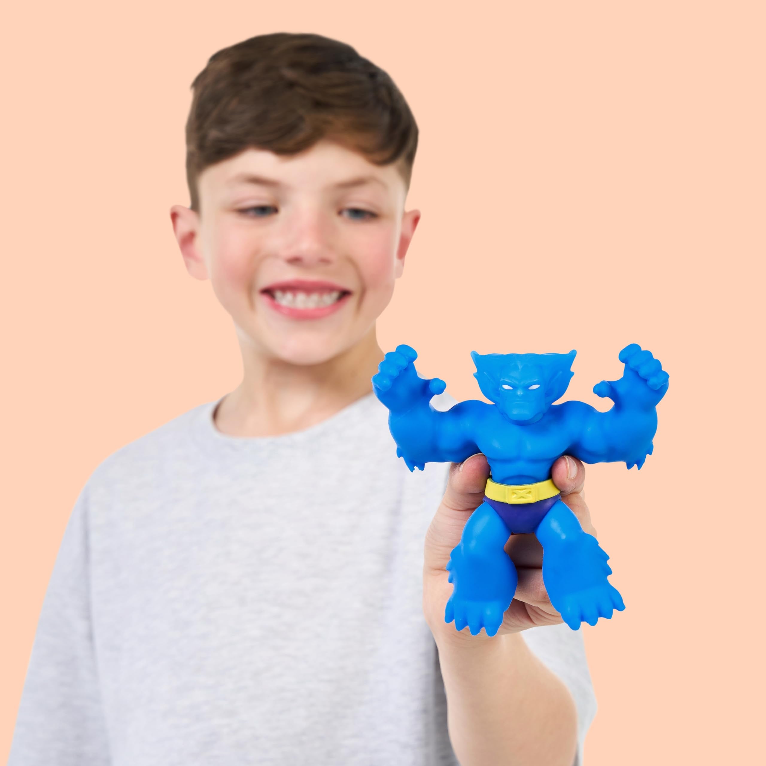 Heroes of Goo Jit Zu Marvel Studios X-Men '97 Beast Stretchy Action Figure
